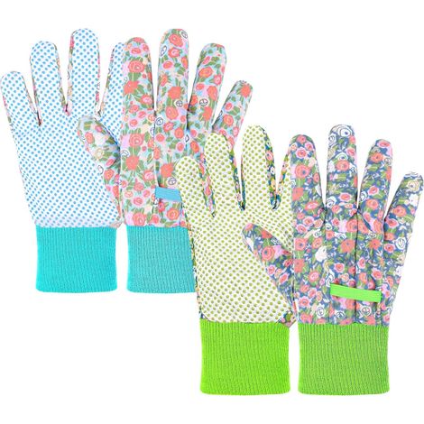 Ainiv 2 paires gants jardin femme, antidérapants respirants, pour ferme/élagage (1/5)