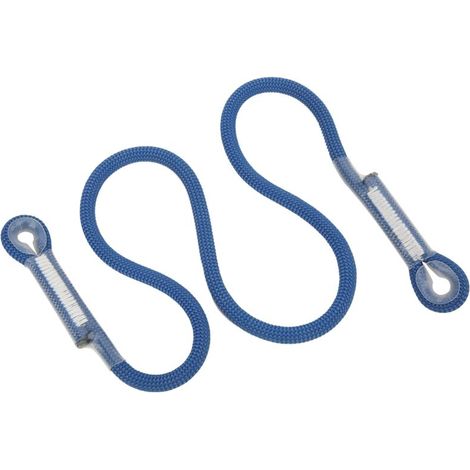 Corde de descente et de sauvetage 120 cm pour équipements d'entraînement d'escalade en extérieur, bleu
