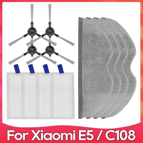 Filtre pour aspirateur brosse pour aspirateur Filtre de brosse pour aspirateur filtre de Robot Aspirateur E5 / C108 CDZC108 / BHR7969EU Side Brosse Serpillière Filtre Robot Aspirateur Spare P (1/5)