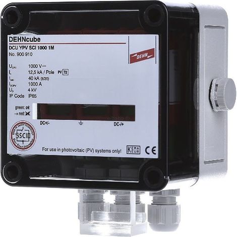 Scaricatore di sovratensione DEHNcube YPV SCI 1000 1M tipo 2
