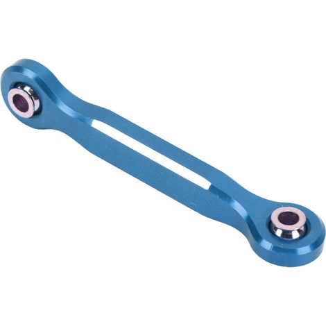 Tringle de direction en alliage d'aluminium pour servo de direction, pièce de rechange améliorée pour voiture RC Traxxas 1/5, bleue (1/5)