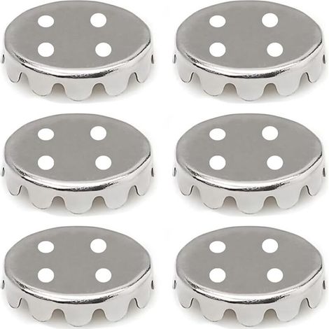 Set mit 6 Ersatz-Seifenschalenplatten mit Magneten magnetische Seifenhalter lassen sich leicht in alle Seifen drücken geeignet für Seifenschalen, Duschen und Badezimmer. (1/4)