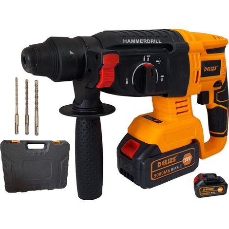 Trapano scalpellatore a batteria 21V 9Ah martello demolitore SDS PLUS DL26-1 (1/4)