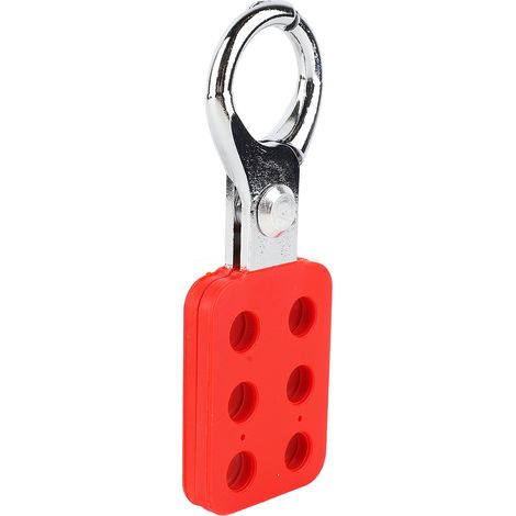 Mors de consignation/déconsignation à 6 trous en aluminium ignifugé, verrou de sécurité pour cadenas industriel (1/5)