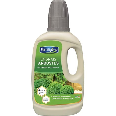 FERTILIGENE FEPO400 - Engrais Liquide Arbustes en pots et Petits Conifères 400 ml - Arbustes plus verts en 7 jours - Nourriture équilibrée - Formule à base de minéraux - Pour 128 L de solution diluée (1/3)