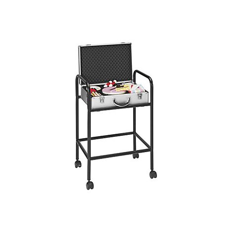 Trolley para maletín para conferencias con 4 ruedas negro