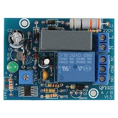 AC 220V temporisation de la minuterie retarder Le Module de Relais de Temps de Commutation 10A 250V AC / 10A 30V DC (0  10 Secondes).