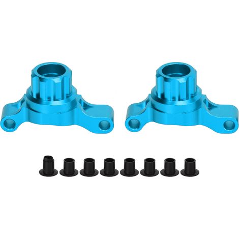 Couples De Direction Arrière En Alliage D'aluminium Pour Voiture Rc Tamiya TT02 1/10 Pièces De Rechange Upgrade Bleu - 1 Paire (1/5)