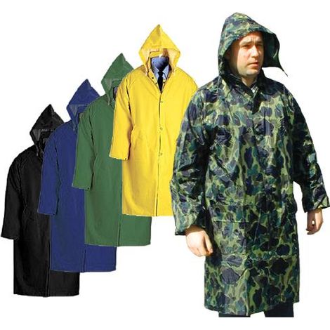 Capa de PVC, talla L, ideal para protección en trabajos industriales y exteriores, resistente al agua, duradera, ligera, cómoda y fácil de usar en condiciones adversas
