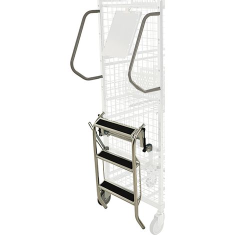 Kongamek Leiter, verzinkt 540x450x650mm als Zubehör für Kommissionierwagen Modul 600