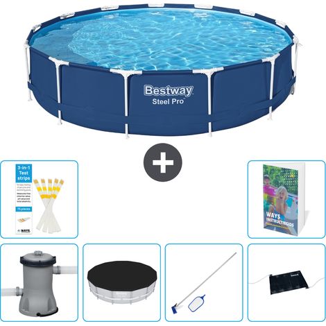 Bestway Steel Pro Rund - 396x84 cm - 7-teilig S241