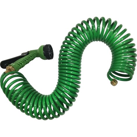 Manguera espiral akhuo accesorios latón 9,5 mm 15 m (1/2)