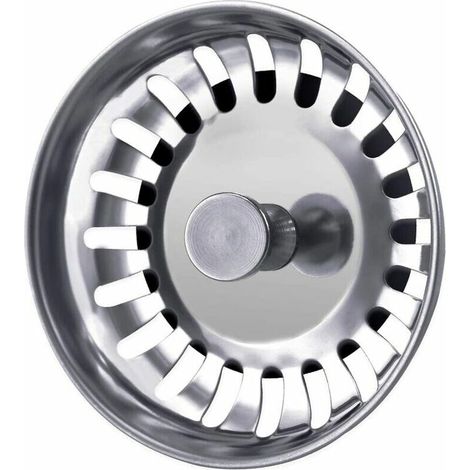 79mm Filtre à Évier Bouchon Évier Cuisine en Acier Inoxydable pour Cuisine et Salle de Bain (1/5)