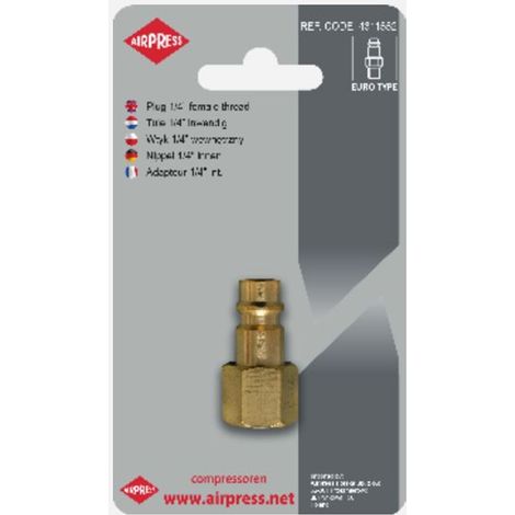 Schnellanschlussstecker mit Innengewinde 1/2'' - AP 4311534