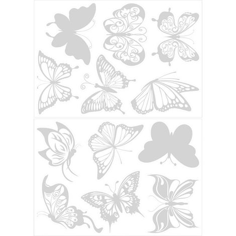 Autocollants Anti-Collision pour Vitres 12 Pcs Motifs Insectes et Feuilles Film Statique sans Colle Protection Oiseaux Décorations Fenêtres Pratiques et Légères (1/5)