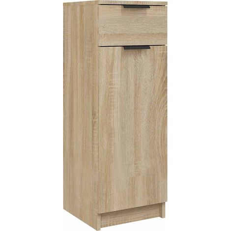 Maison Exclusive - Armadio da Bagno Rovere Sonoma 32x33,5x90 cm in Legno Multistrato