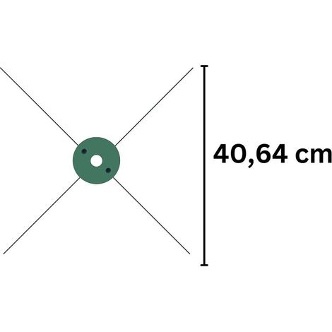 Erntemaschine Ersatzdraht 34 cm für den 40 cm Trimmer (1/5)