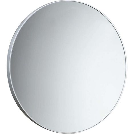 Sapho Gedy Badaccessoires - Spiegel im Rahmen, Durchmesser 60 cm, weiß 600002