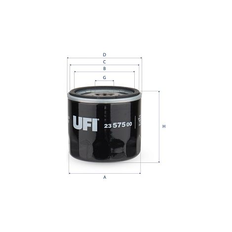 UFI 23.575.00 UFI Ölfilter
