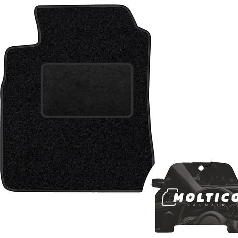 Tapis et moquettes, fibre synthétique, compatible avec Audi Q5 I 8R, noir (1/5)