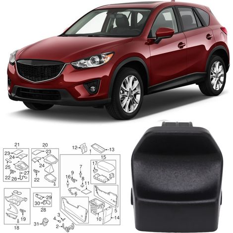 Verrou de Couvercle de Console Centrale KA0G‑64‑45YA‑02 pour Mazda CX‑5 2013‑2016 (1/5)