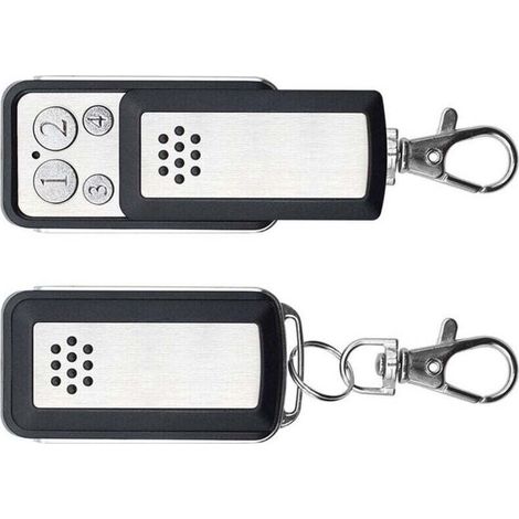 Telecommande Portail, 2 Pièces Télécommandes de Garage 433,92 MHz, Bip Portail Universelle pour 114253 104257 104251, Compatible avec A-vid-sen, Ex-tel, T-hom-Son, 4 Boutons (1/4)