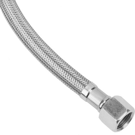 Tuyau métallique sans huile pour compresseur d'air silencieux, filetage 3/4-16 chanfreiné -42 cm (1/5)