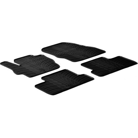 Set tappeti su misura in gomma - compatibile per  Mazda 3 4p (11/1009/13) -  Mazda 3 5p (04/0912/13)