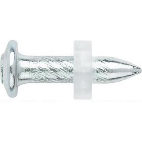 Tornillos con arandela metálica de 12 mm para pistola FP12 - Zincado 3,8 x 16 - Caja de 100