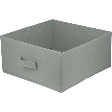 Storage Box faltbare Aufbewahrung Boxen 31 x 31 x 15 cm hellgrau 1 stück (1/5)
