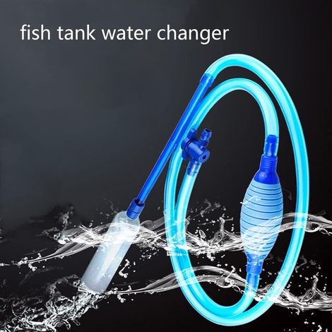 – Wasserwechsler für Aquarien, manuelle Saugpumpe zum Sandwaschen, Aquarienreinigungswerkzeug (1/5)