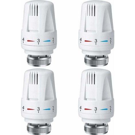 Válvula termostática para radiador ZVD-4 piezas M30 x 1,5 para sistemas de calefacción de hogar y oficina (1/4)