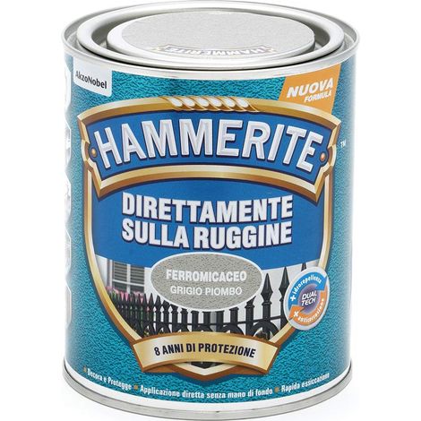 Hammerite Direttamente Sulla Ruggine Ferromicaceo Grigio Piombo 0.75 l (1/5)