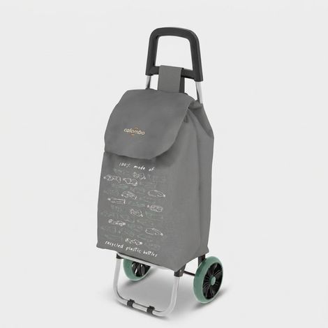 Carro de la compra de acero con bolsa impermeable Greenwich (1/2)