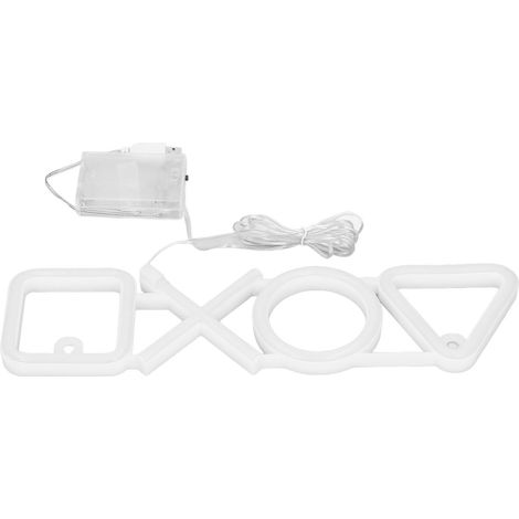 Enseigne lumineuse néon pour jeux vidéo, décoration murale pour chambre de jeux, néon LED alimenté par piles/USB pour salle de jeux, salon, repaire d'hommes, décoration pour bar ou club. (1/5)