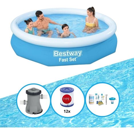 Bestway Bestway Fast Set Ronde - 305x66 cm - 4-pièces S22638 (1/5)