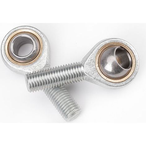 Joint Mâle Filetage Droite Embout À Rotule Joint Roulement Bronze Liner Performance Embout À Rotule - M10(2pcs) (1/5)