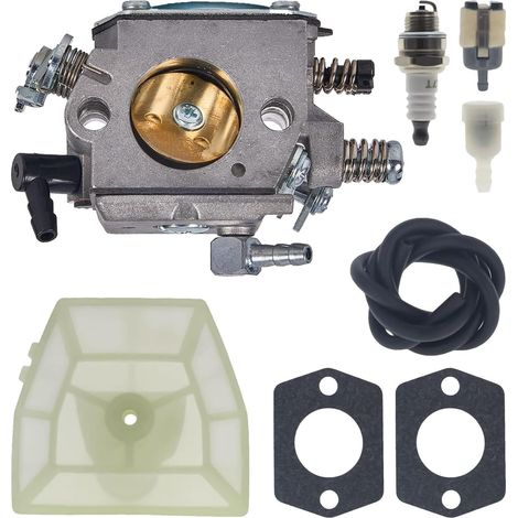Kit de carburateur CS590, kit pour moteurs tronçonneuses Echo CS590 CS600P CS600 CS610 CS620 Shindaiwa 591, remplacement A021001661 A021001660 A021001662 - (1/5)