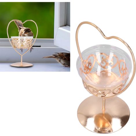 Mangeoire à oiseaux, décoration de patio intérieure simple et élégante, mangeoire à oiseaux (1/5)