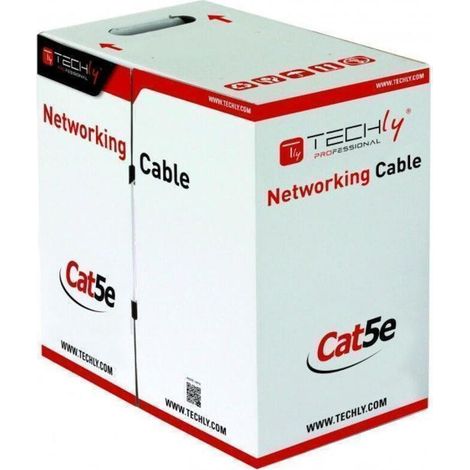 Cable Techly de par trenzado F/UTP CAT5E de 305 m CCA para exteriores (1/4)