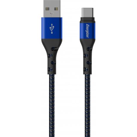 Cavo di collegamento Energizer Ultimate da USB-A a USB-C, 2 m (blu) (1/4)