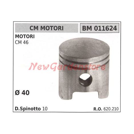 Pistón motor cortacésped Ø  40mm CM MOTORI 011624