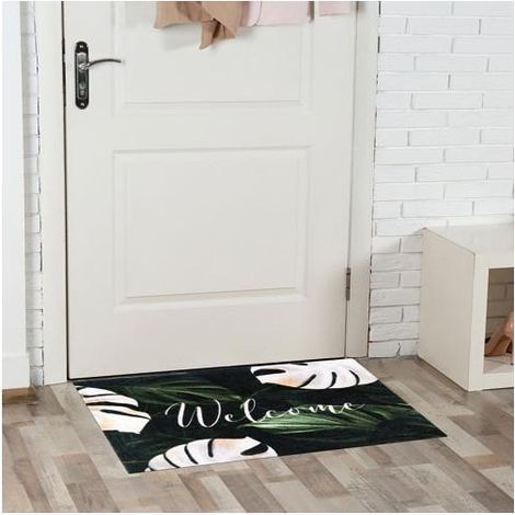 Alfombra Boston 50x80cm Selva Welcome - Idmat (1/2)