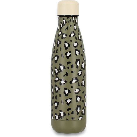 Bouteille 500ml en acier inoxydable, LEOPARD