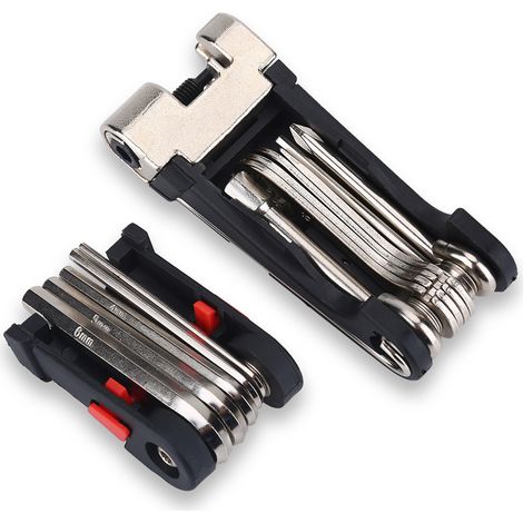 Kit Multifonctions 16 en 1 pour Réparation VTT et Vélo de Montagne (1/5)