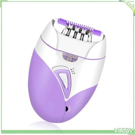 1 Épilateur électrique, 2 vitesses, tête amovible lavable, rechargeable USB, pour corps et zones sensibles (1/5)