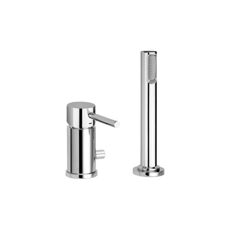 Miscelatore bordo vasca con deviatore Paffoni serie Stick SK041LCR Cromato - Ottone (1/5)