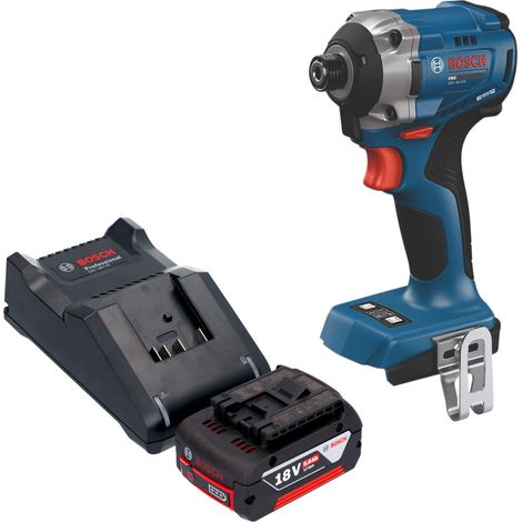Avvitatore a impatto a batteria Bosch GDR 18V-215 Professional 18 V 215 Nm 1/4" Brushless + 1 batteria da 5,0 Ah + caricabatterie