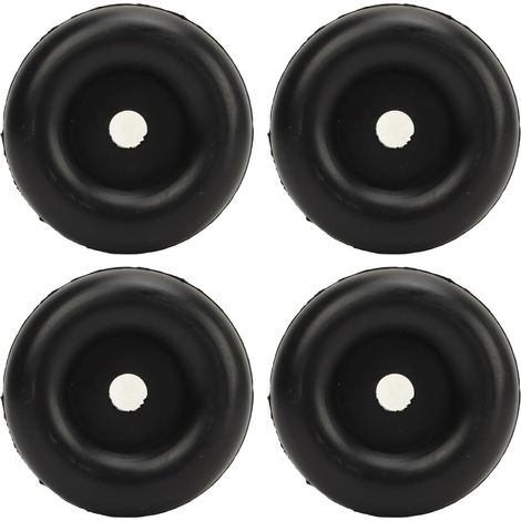 Lot de 4 butées de porte de rampe de remorque rondes en (1/5)