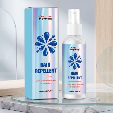 Regenabweisendes Spray für Autoscheiben, unsichtbare Schutzfolie, täglicher Regenablauf, Autoglasreiniger – 100 ml -- BIEMMEDUE (1/5)